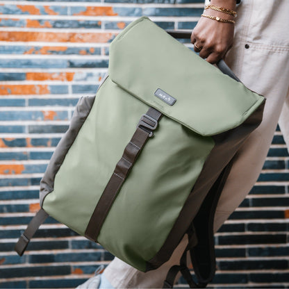 Flap Backpack with AiroFoam® - Sage