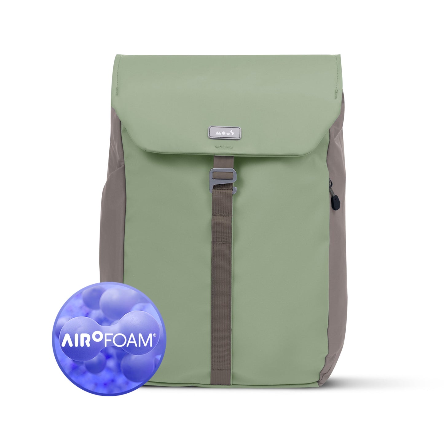 Flap Backpack with AiroFoam® - Sage